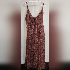 Chic Leopard Print Maxi Dress